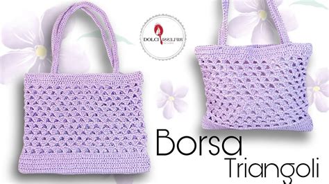 borsa prada uncinetto tutorial|Borsa Triangoli Stile Prada All’Uncinetto: Tutorial Facile.